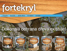 Tablet Screenshot of fortekryl.cz